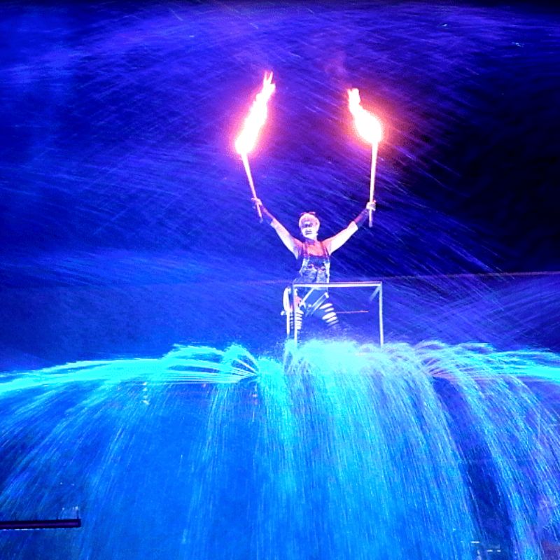 vuurwerkshow